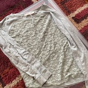 Faded glory Green floral top